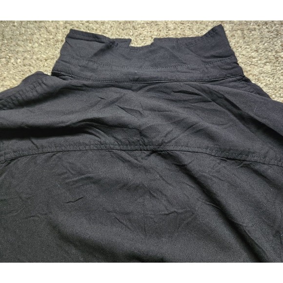 White Stag X Large Black button up long sleeve Soot Front Pocket Business Casual - Picture 10 of 11